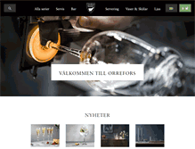 Tablet Screenshot of orrefors.se